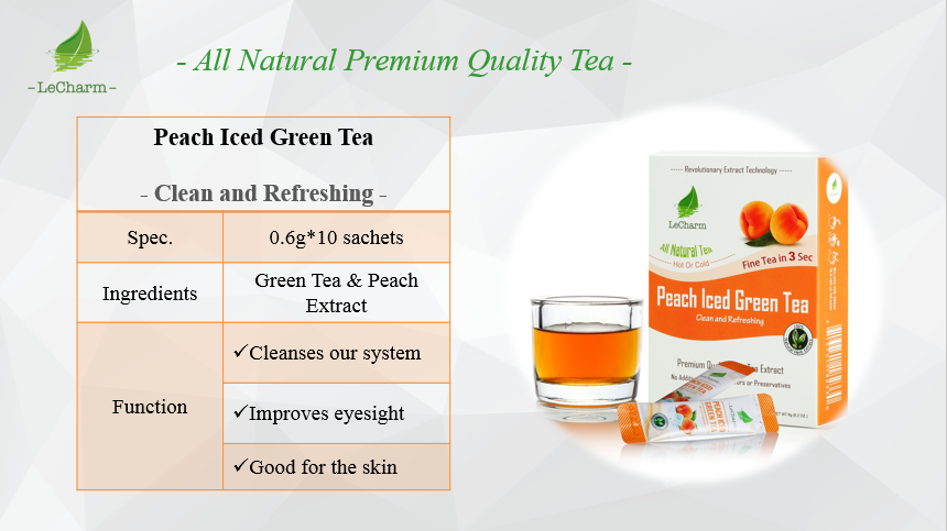 Peach Green Tea - Nourished Simply